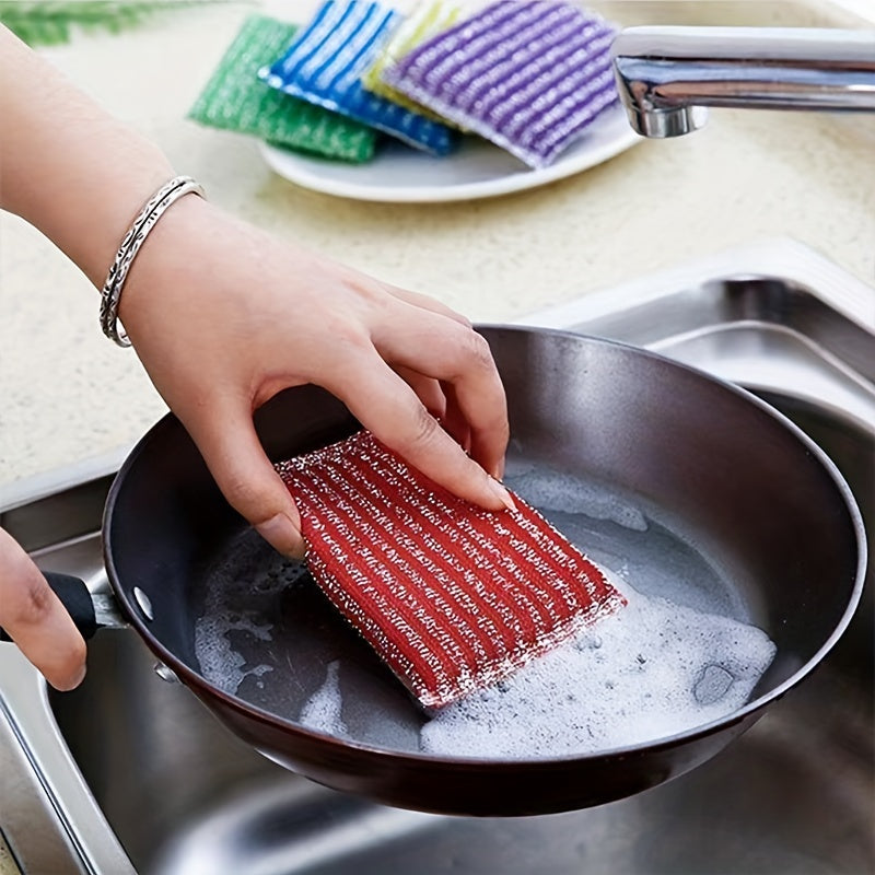 Multi-Purpose Magic Sponge - Double-Sided, Random Color, Scratch-Free Kitchen Cleaning Sponge, Suitable for Dishes and Household Use