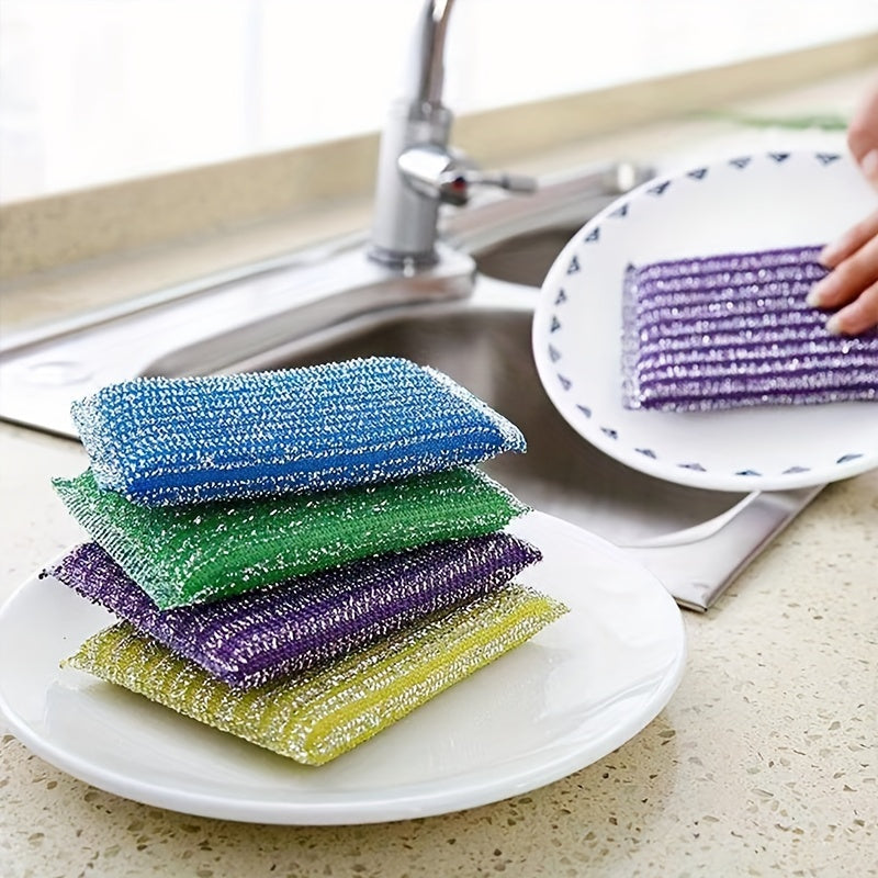 Multi-Purpose Magic Sponge - Double-Sided, Random Color, Scratch-Free Kitchen Cleaning Sponge, Suitable for Dishes and Household Use