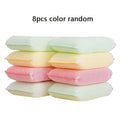 8/10/12pcs Dishwashing Sponge, Thick Dishwashing Pad, Kitchen Scrubbing Dishcloth Random Color